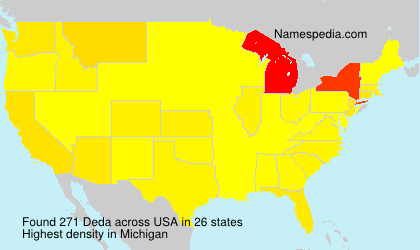 Surname Deda in USA Surname Deda in USA