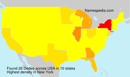 Surname Dedee in USA Surname Dedee in USA