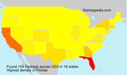 Surname Dediego in USA Surname Dediego in USA