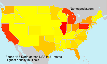 Surname Dedo in USA