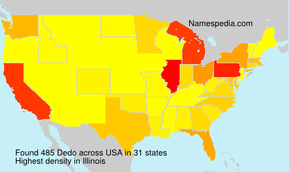 Surname Dedo in USA Surname Dedo in USA