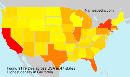 Surname Dee in USA Surname Dee in USA