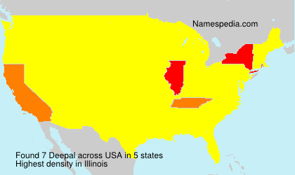 Surname Deepal in USA Surname Deepal in USA