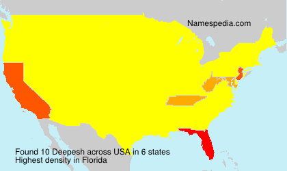 Surname Deepesh in USA Surname Deepesh in USA