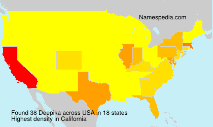Surname Deepika in USA Surname Deepika in USA