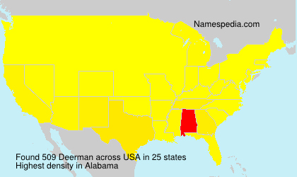 Surname Deerman in USA Surname Deerman in USA