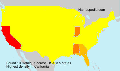 Surname Defalque in USA Surname Defalque in USA