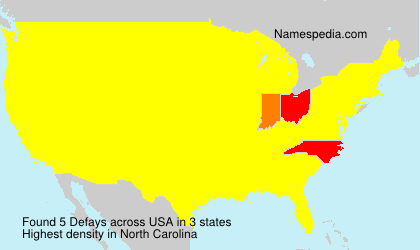Surname Defays in USA Surname Defays in USA