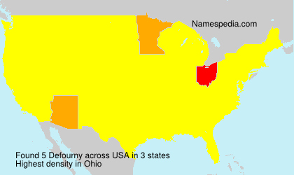 Surname Defourny in USA Surname Defourny in USA