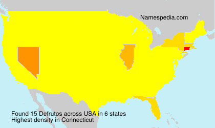 Surname Defrutos in USA Surname Defrutos in USA