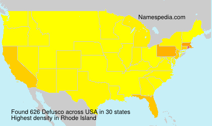 Surname Defusco in USA Surname Defusco in USA