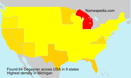 Surname Degayner in USA Surname Degayner in USA