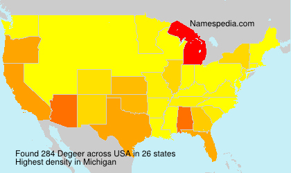 Surname Degeer in USA Surname Degeer in USA