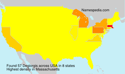 Surname Degiorgis in USA Surname Degiorgis in USA
