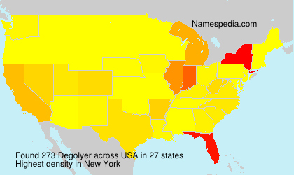 Surname Degolyer in USA Surname Degolyer in USA