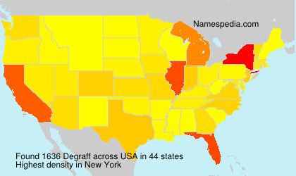 Surname Degraff in USA Surname Degraff in USA