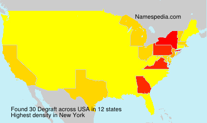 Surname Degraft in USA Surname Degraft in USA