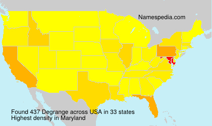Surname Degrange in USA Surname Degrange in USA
