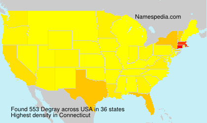 Surname Degray in USA Surname Degray in USA
