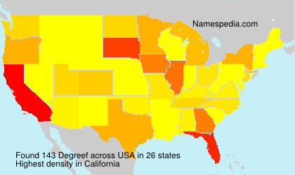 Surname Degreef in USA Surname Degreef in USA