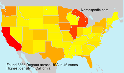 Surname Degroot in USA Surname Degroot in USA