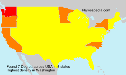Surname Degrott in USA Surname Degrott in USA