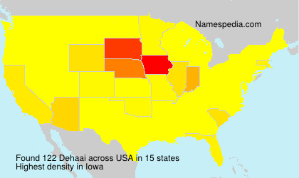 Surname Dehaai in USA Surname Dehaai in USA
