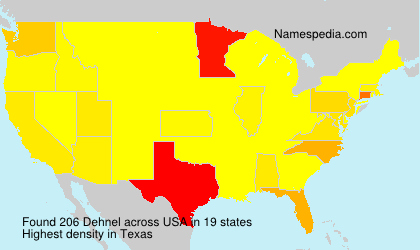 Surname Dehnel in USA Surname Dehnel in USA