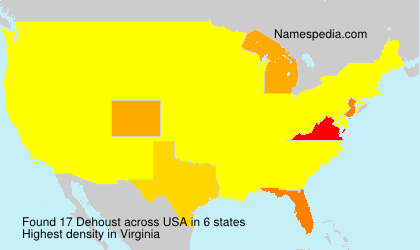 Surname Dehoust in USA Surname Dehoust in USA
