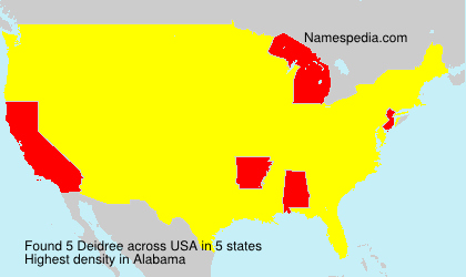 Surname Deidree in USA Surname Deidree in USA