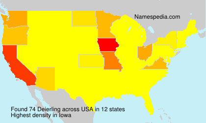 Surname Deierling in USA Surname Deierling in USA