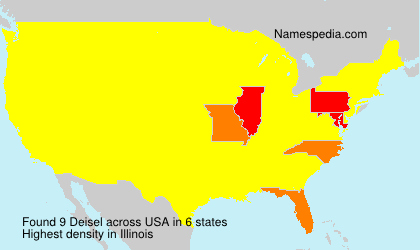 Surname Deisel in USA Surname Deisel in USA