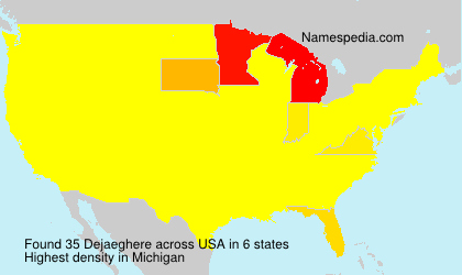 Surname Dejaeghere in USA Surname Dejaeghere in USA