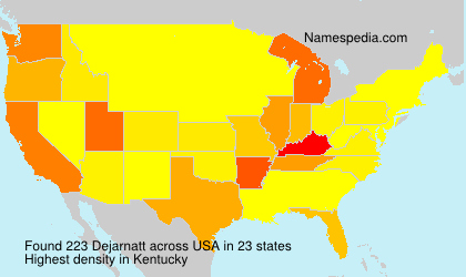 Surname Dejarnatt in USA Surname Dejarnatt in USA