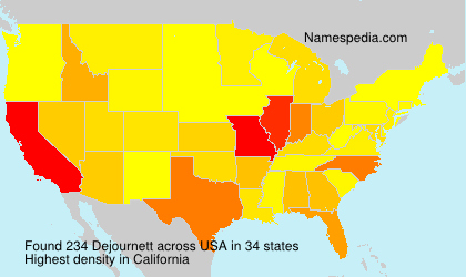 Surname Dejournett in USA