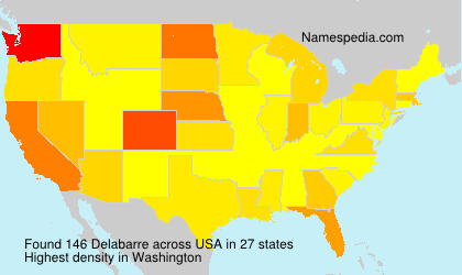 Surname Delabarre in USA Surname Delabarre in USA