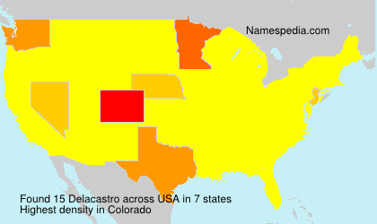 Surname Delacastro in USA Surname Delacastro in USA