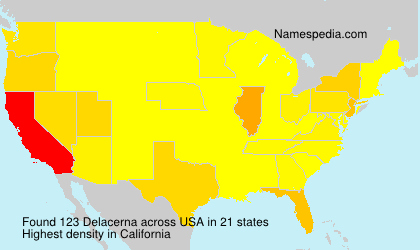Surname Delacerna in USA Surname Delacerna in USA