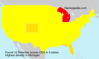 Surname Delacher in USA Surname Delacher in USA