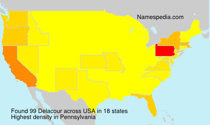 Surname Delacour in USA Surname Delacour in USA