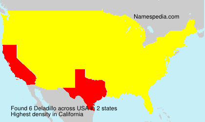 Surname Deladillo in USA Surname Deladillo in USA