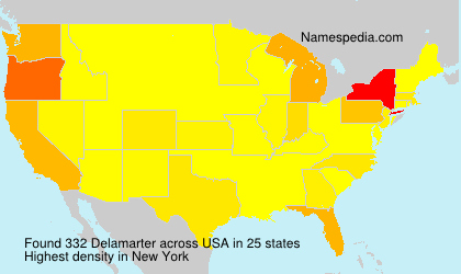 Surname Delamarter in USA Surname Delamarter in USA