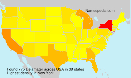 Surname Delamater in USA Surname Delamater in USA