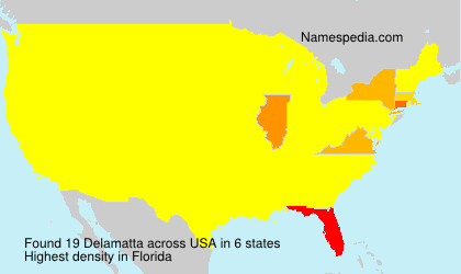 Surname Delamatta in USA Surname Delamatta in USA