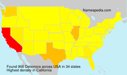 Surname Delamora in USA Surname Delamora in USA