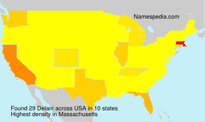 Surname Delani in USA Surname Delani in USA