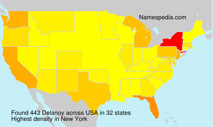 Surname Delanoy in USA Surname Delanoy in USA