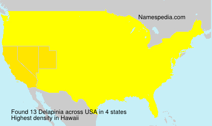 Surname Delapinia in USA Surname Delapinia in USA