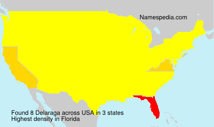 Surname Delaraga in USA