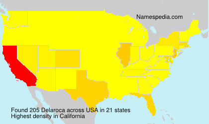 Surname Delaroca in USA Surname Delaroca in USA